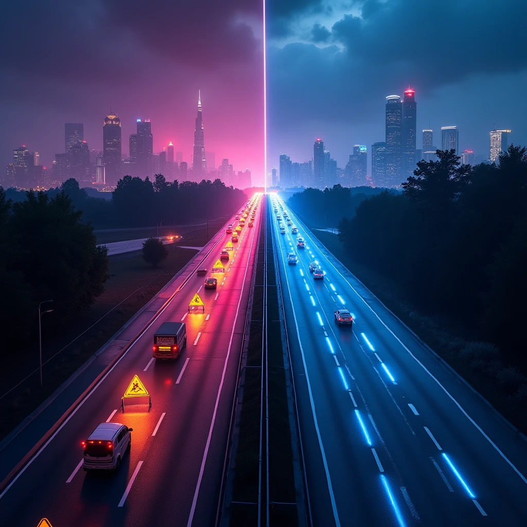 A visual comparison showing two paths: a winding road with obstacles labelled OAuth errors, security gaps, and maintenance overhead versus a straight direct path labelled managed setup