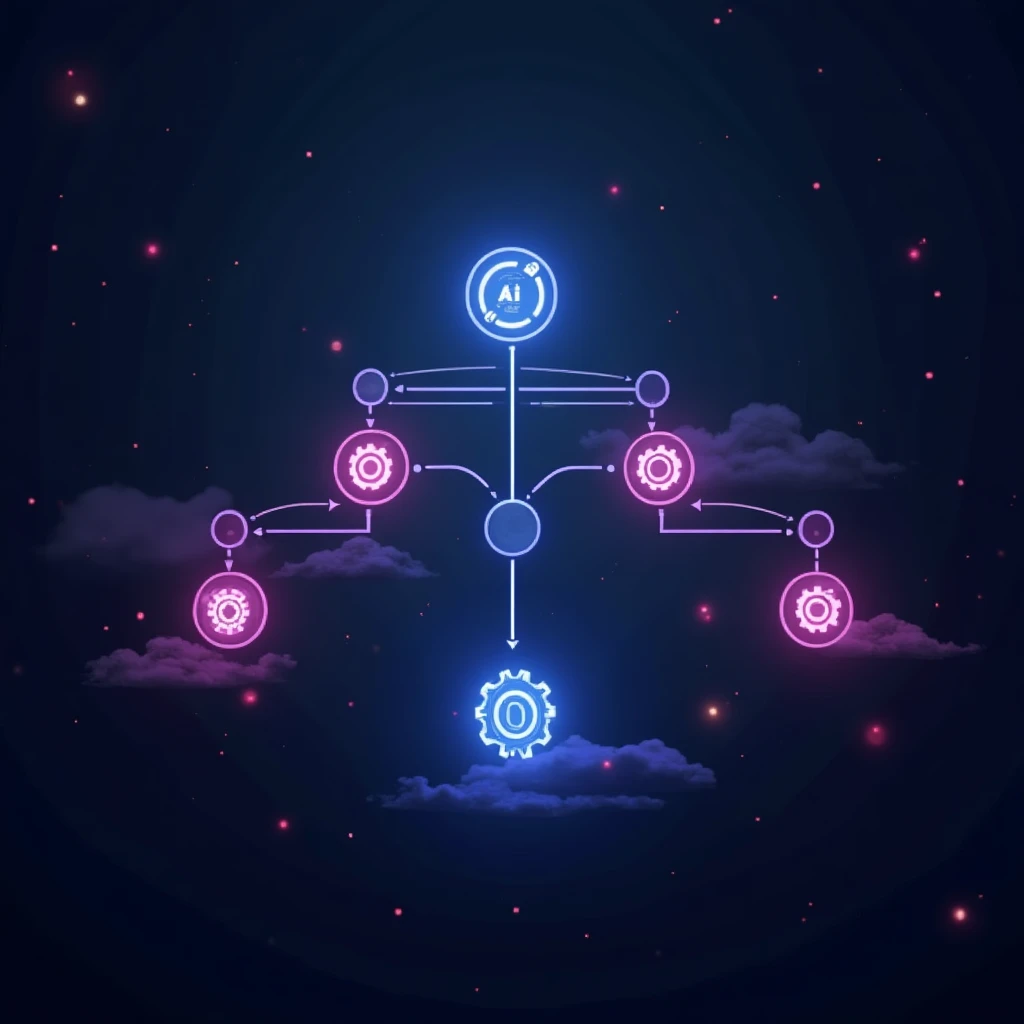 A decision flowchart for Manchester SMEs showing when to use AI agents vs traditional automation tools